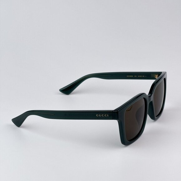 Gucci GG1582SK 003 BRAND NEW Sunglasses Opal Blue Grey Brown Unisex Square main image 9